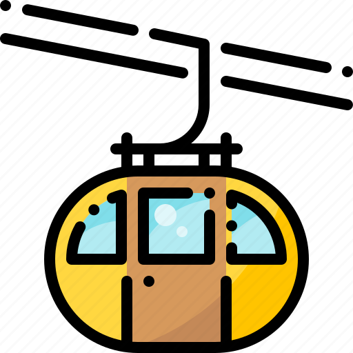 Cable car, elevator, lift, ski, transport, travel, vehicle icon - Download on Iconfinder