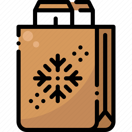 Bag, business, marketing, shopping, snow, snowflake, winter icon - Download on Iconfinder