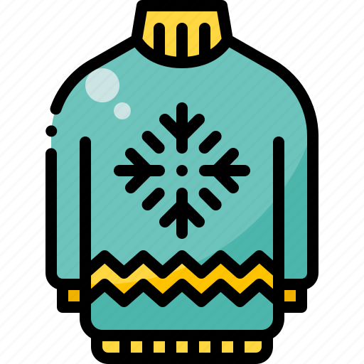 Christmas, clothes, fashion, snowflake, sweater, wear, winter icon - Download on Iconfinder