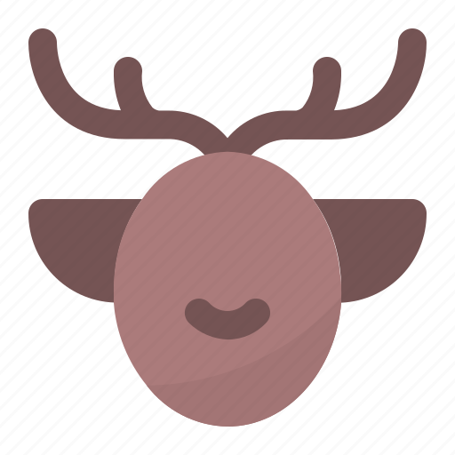 Deer, animal, winter, xmas, santa icon - Download on Iconfinder