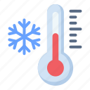 temperature, winter, cold, thermometer, snow, weather