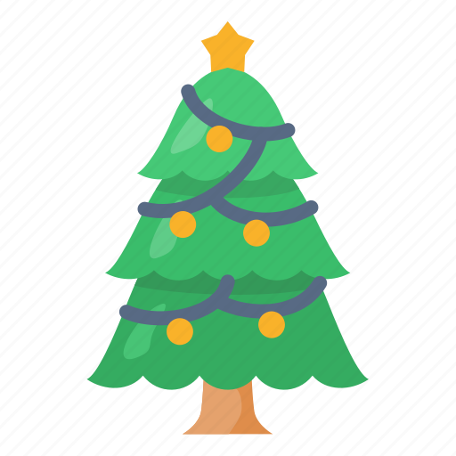 Christmas, tree, decoration, ornament, pine, xmas, star icon - Download on Iconfinder