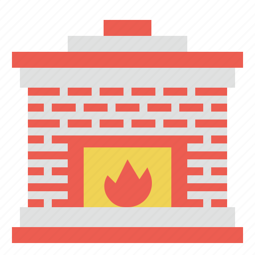 Christmas, fire, fireplace, warm icon - Download on Iconfinder