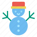 christmas, snow, snowman, winter