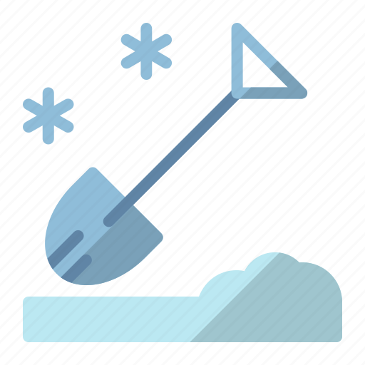 Shovel, snow, snowplow, winter icon - Download on Iconfinder