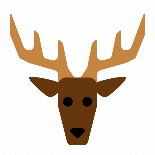 Deer, animal, wild, head, winter, xmas, christmas icon - Download on Iconfinder