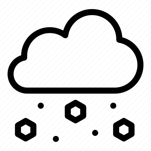Hail, winter, clouds, storm, weather, nature icon - Download on Iconfinder