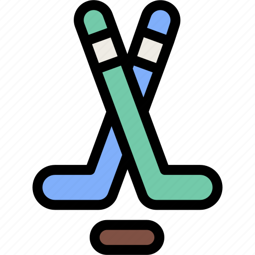 Ice, hockey, sticks, sports, and, competition, olympic icon - Download on Iconfinder