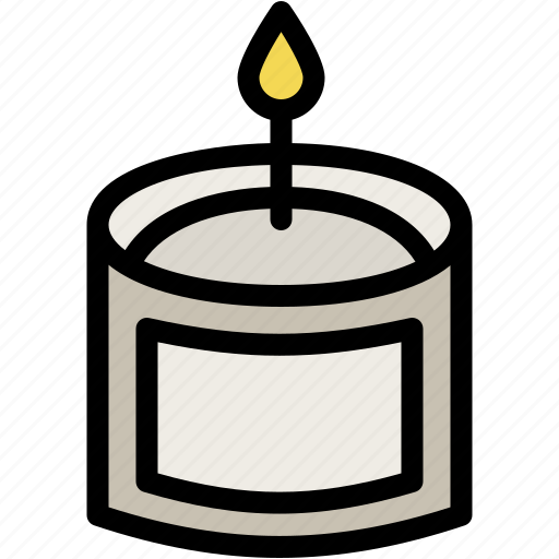 Candle, flame, fire, decoration, ornamental, miscellaneous icon - Download on Iconfinder