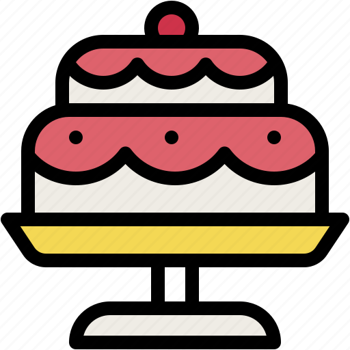 Cake, birthday, and, party, food, restaurant, candles icon - Download on Iconfinder