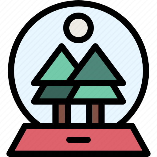 Snow, globe, ornament, decoration, christmas, shapes, crystal icon - Download on Iconfinder