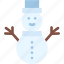 snowman, snow, christmas, hat, scarf, xmas, cold 