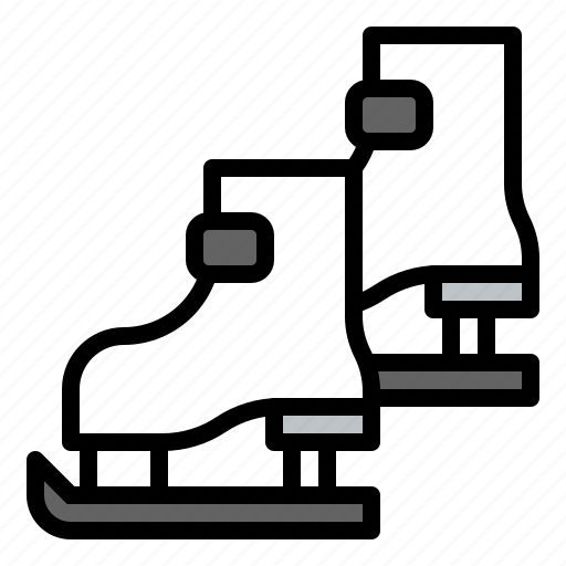 Ice skate shoes, shoe, skate, sport, winter icon - Download on Iconfinder