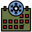 calendar, date, cold, month, snow, year, christmas, holiday, winter, snowflake, season 