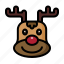 deer, reindeer, christmas, xmas, animal, mammal, winter, new, year 