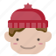 cap, hat, winter, autumn, cold, knitted, christmas, xmas, avatar, boy, accessory, clothing, head 