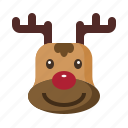 deer, reindeer, christmas, xmas, animal, mammal, winter, new, year