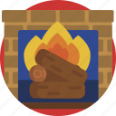 fire, fireplace, indoor, season, warm, winter, wood