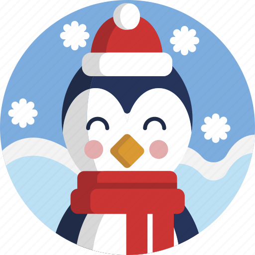 Animal, cute, penguin, season, smile, snowflake, winter icon - Download on Iconfinder