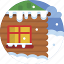 home, house, season, snow, winter, wood, wooden