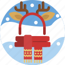 christmas, clothing, decorative, festive, scarf, season, winter