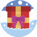 bow, christmas, gift, present, season, tradition, winter