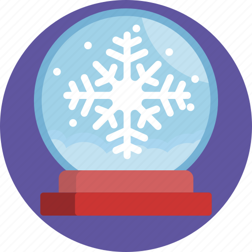 Beautiful, cold, season, snow globe, snowflake, white, winter icon - Download on Iconfinder