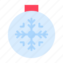 ball, ornament, winter, decoration