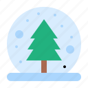 snowglobe, winter, ornament, decoration