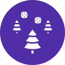 christmas, new, snow, tree, trees, winter, year