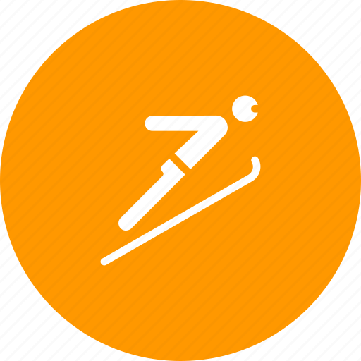 Jumping, olympics, ski, skiing, snow, sports, winter icon - Download on Iconfinder