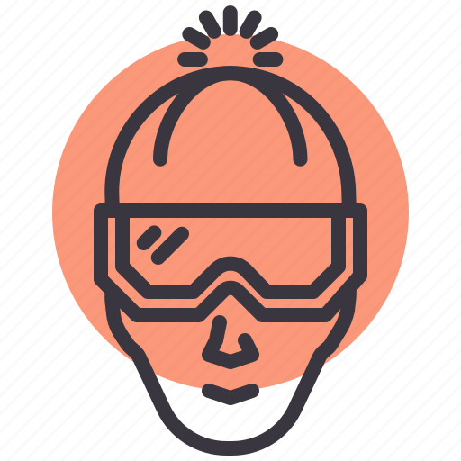 Avatar, beanie, character, clothing, cold, goggles, winter icon - Download on Iconfinder