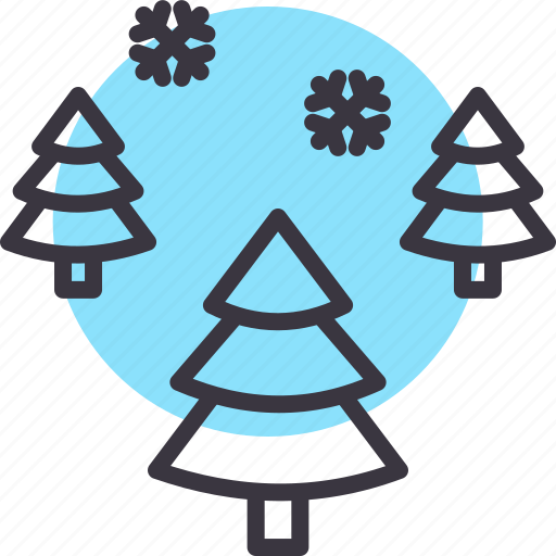 Christmas, new, snow, tree, trees, winter, year icon - Download on Iconfinder