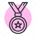 achievement, award, champion, honor, medal, winner