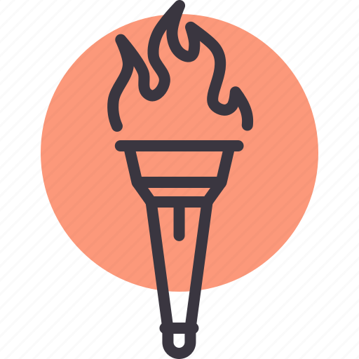Fire, flame, game, olympics, sports, torch icon - Download on Iconfinder