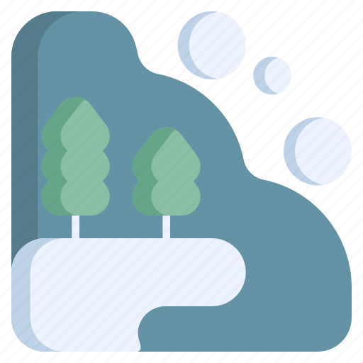 Winter, avalanche, nature, landscape, mountain, outdoors, hiking icon - Download on Iconfinder