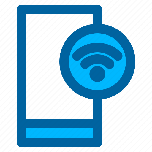 Mobile, wifi, smartphone, communication, wireless, hotspot, internet icon - Download on Iconfinder