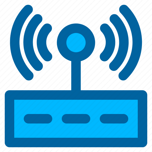 Router, wifi, wireless, signal, antenna, internet, connection icon - Download on Iconfinder