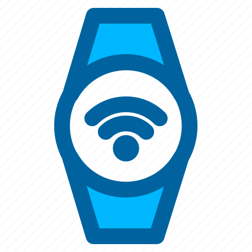 Watch, clock, time, timer, wifi, wireless, connection icon - Download on Iconfinder
