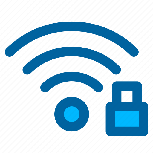 Wifi, locked, wireless, password, key, security, connection icon - Download on Iconfinder