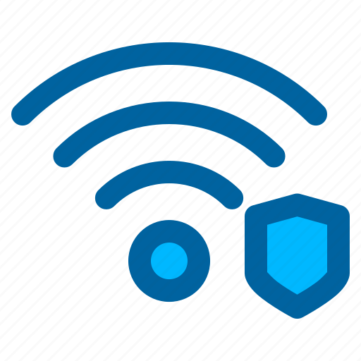 Wifi, security, protection, shield, wireless, password, protect icon - Download on Iconfinder