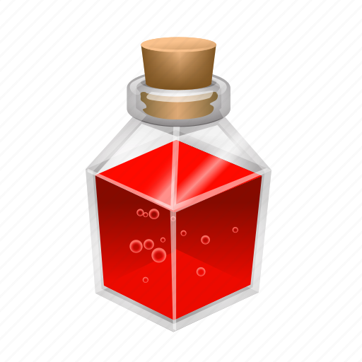 Flask, magic, medieval, potion, square icon - Download on Iconfinder