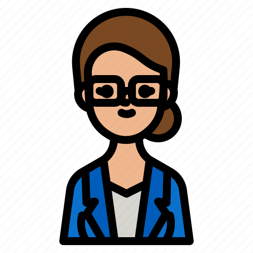 Accountant, accounting, job, financial, woman icon - Download on Iconfinder