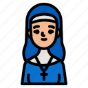 nun, catholic, christian, people, occupation