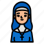 nun, catholic, christian, people, occupation 