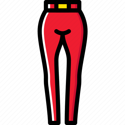 Clothes, fashion, pants, skinny, woman icon - Download on Iconfinder