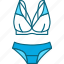 swimsuit, underwear, female 