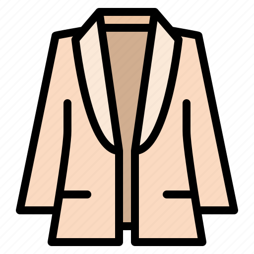 Blazer, clothing, fashion, vest, woman icon - Download on Iconfinder