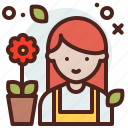 avatar, gardener, job, profile