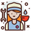avatar, job, plumber, profile 